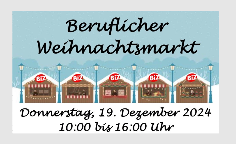 Exkursion zum Beruflichen Weihnachtsmarkt in Gießen