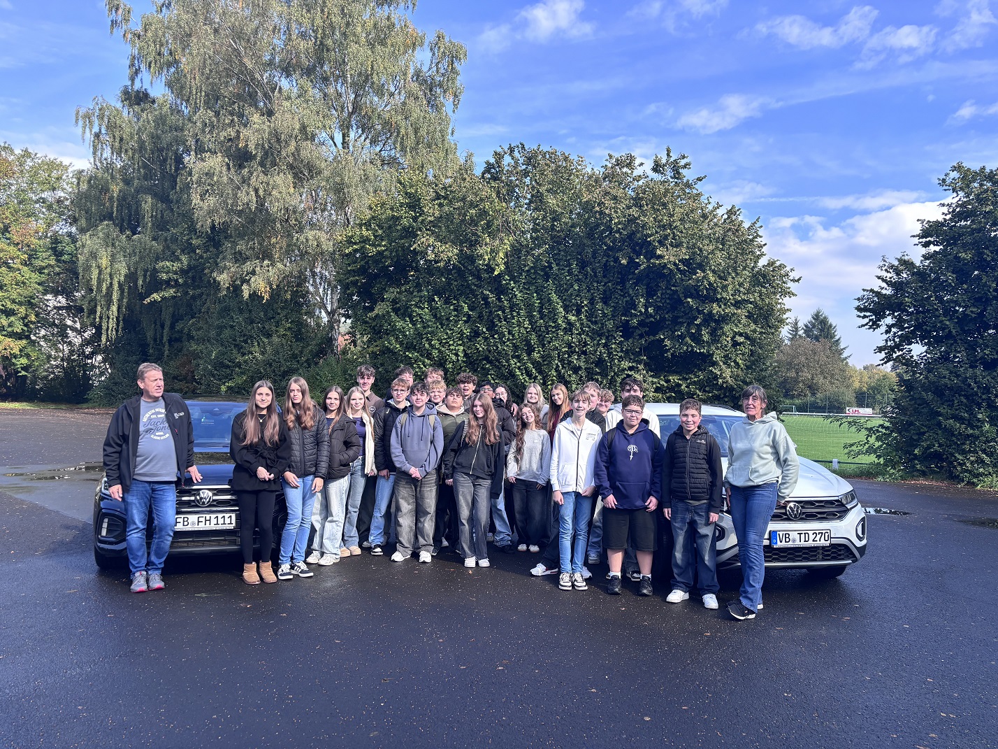 Schülerinnen und Schüler der Jahrgangsstufe 9 erleben MINT hautnah