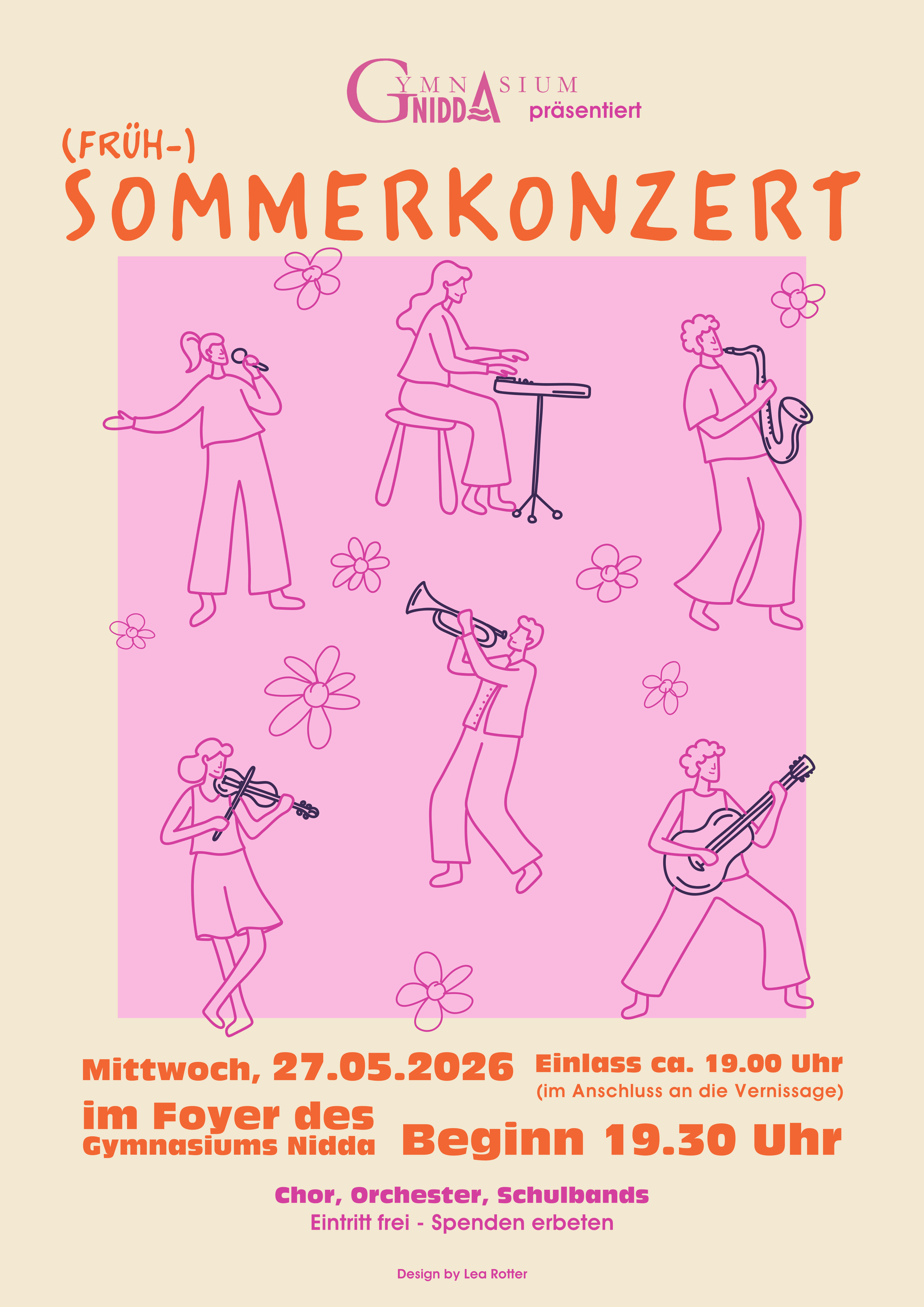 Plakat Sommerkonzert 2026
